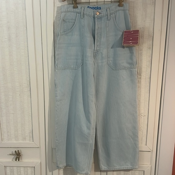 Mother SNACKS! High Waisted Smoothie Carpenter Ankle Jeans NWT SIZE 31 - Picture 4 of 12